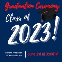 Graduation Ceremony -June 1, 2023- 3:00pm 